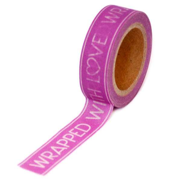 Wrapped With Love Purple Washi Tape