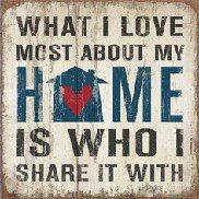 Home Metal Plaque