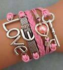 Infinity Love/Key Bracelet