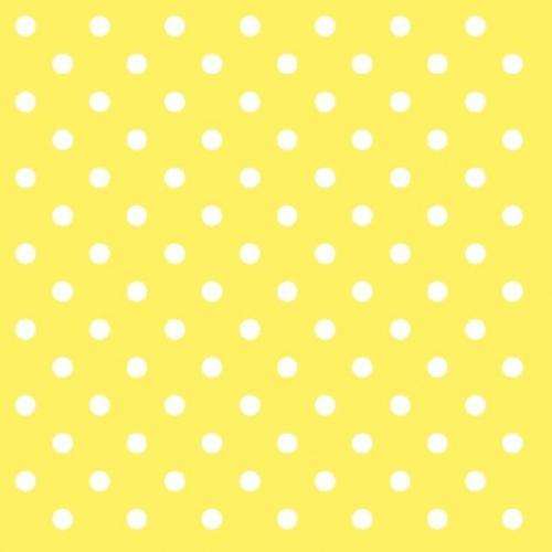 Dotty Paper Napkins - Yellow