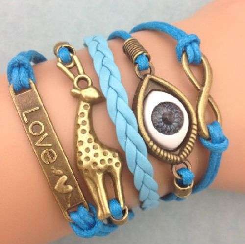 Infinity Bracelet - Bronze - Eye