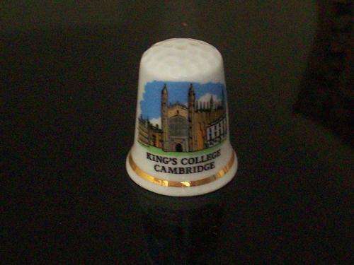King's College Cambridge Thimble made in the UK