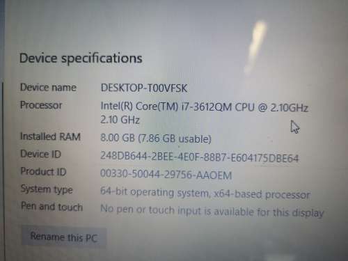 Lenovo z500 Laptop
