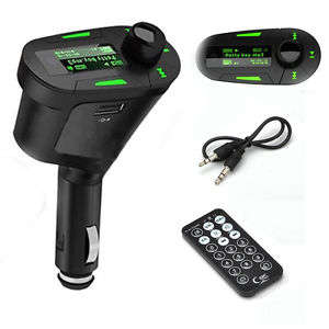 MP3 Player Wireless Car Kit FM Transmitter Modulator USB MMC SD LCD With Remote