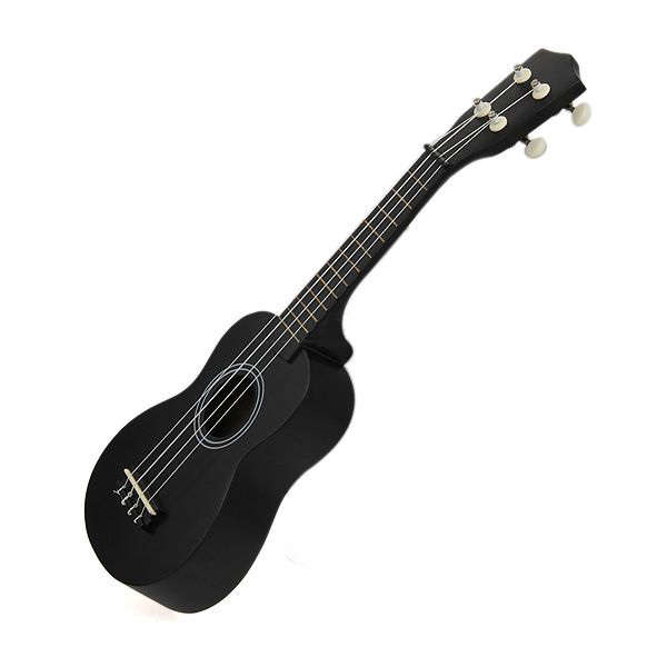 Professional Acoustic Soprano Ukulele Musical Instrument ~ Black