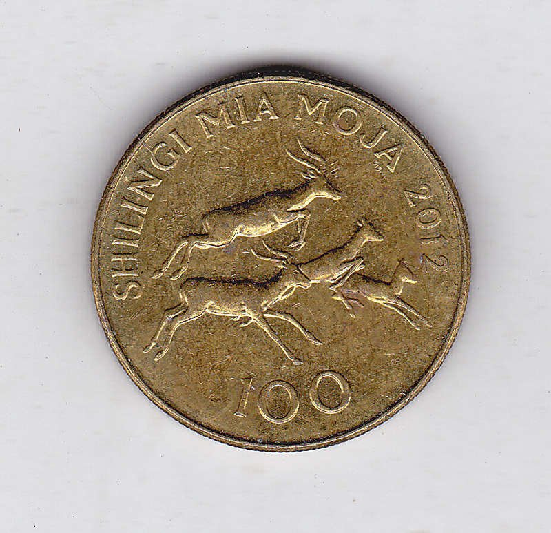 TANZANIA 100 SHILLINGS 2012 EF