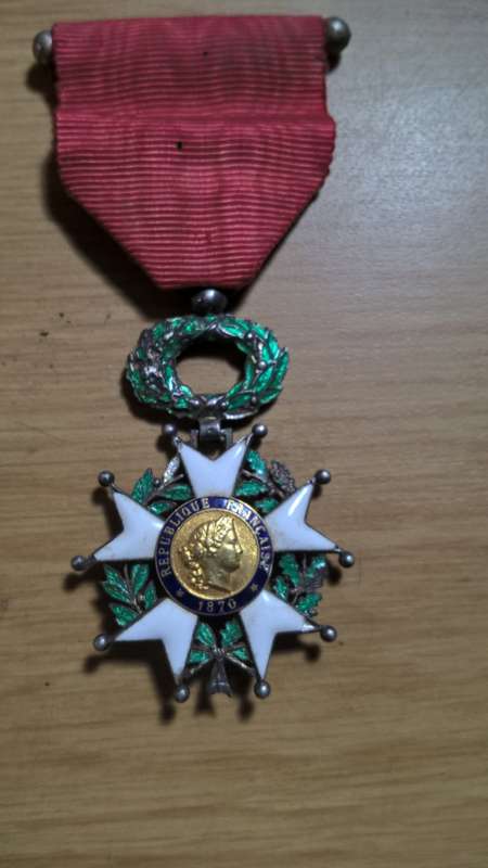 FRENCH LEGION OF HONOR MEDAL FULL SIZE