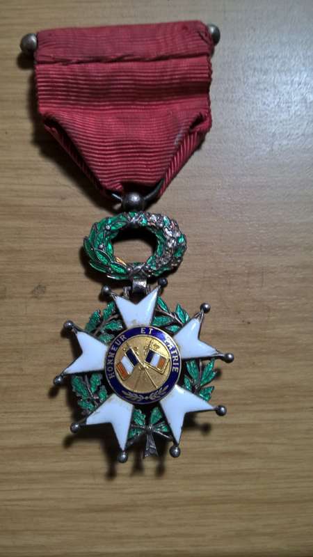 FRENCH LEGION OF HONOR MEDAL FULL SIZE