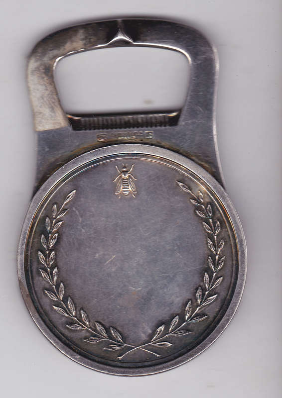 VINTAGE CHRISTOFLE FRANCE SILVERPLATE NAPOLEON EMPEREUR  BOTTLE OPENER