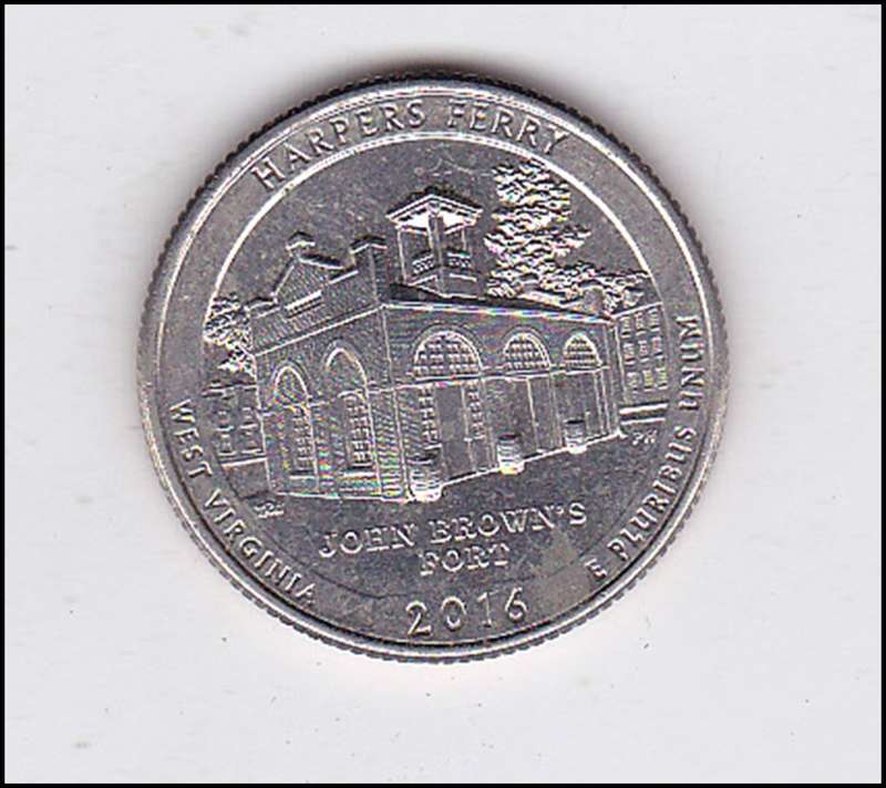 USA QUARTER HARPER'S FERRY  2016 HIGH GRADE