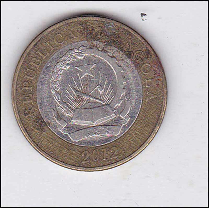 ANGOLA 5 KWANZAS 2012 BIMETAL