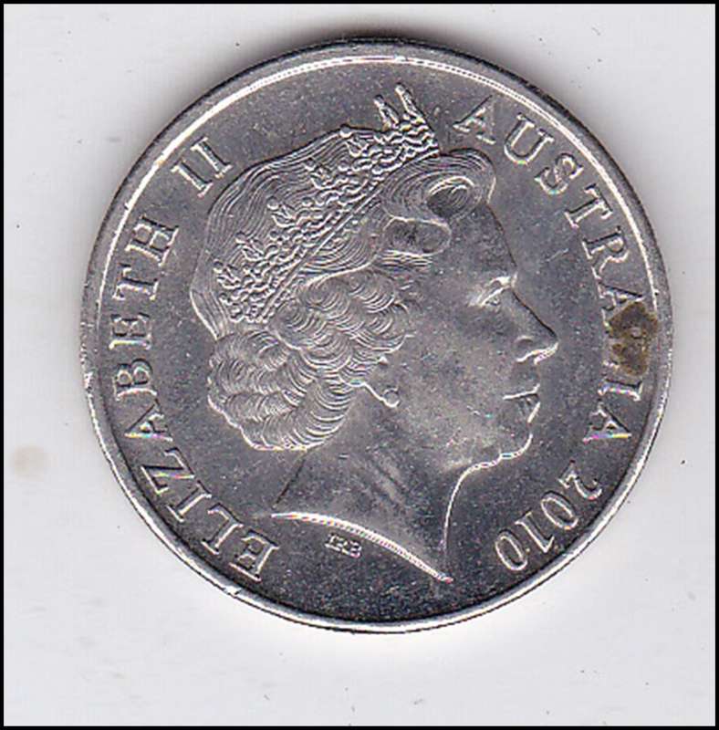 AUSTRALIA 20 CENTS THE AUSTRALIAN TAX OFFICE CENTENARY 2010 HIGH GRADE