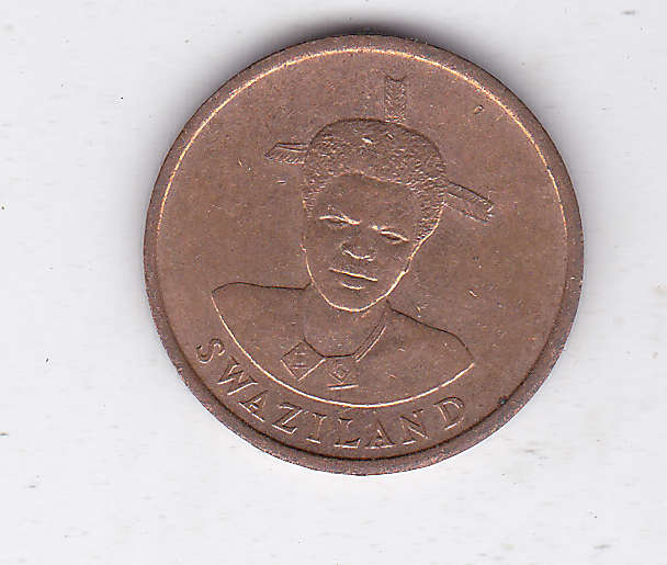 SWAZILAND 1 CENTS 1986 EF