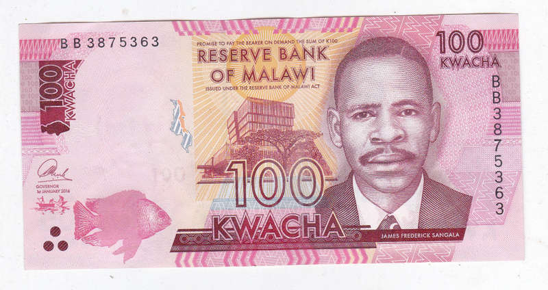 MALAWI 100 KWATCHA 2016 HIGH GRADE