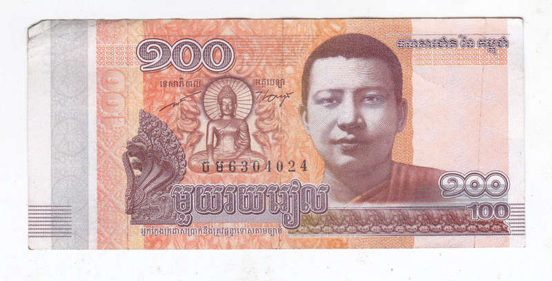 CAMBODIA 100 RIELS 2014