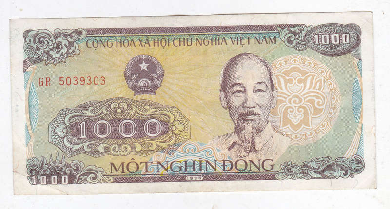 VIET NAM 1000 DONG 1988