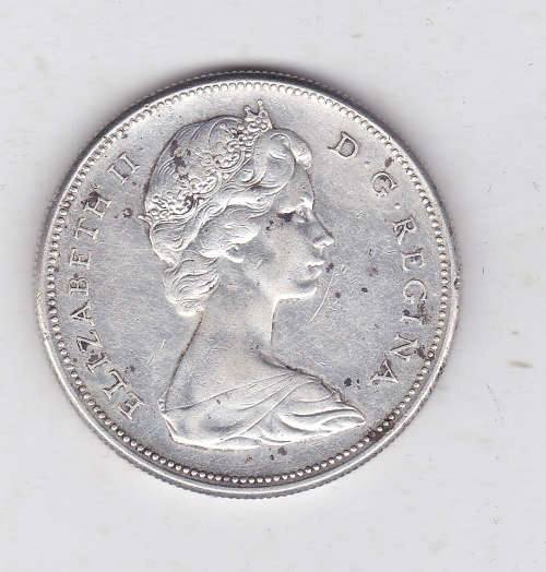 CANADA 1 DOLLAR 1967 .800 SILVER