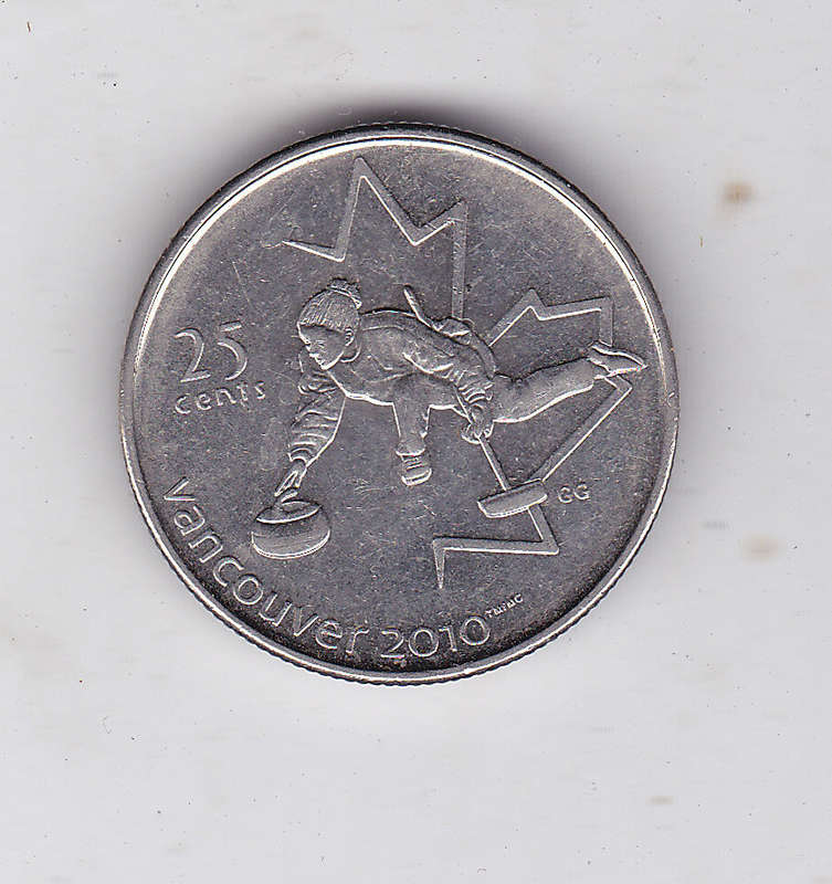 CANADA 25 CENTS VANCOUVER 2010 OLYMPICS 2007