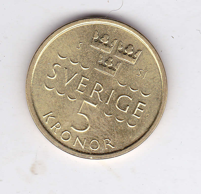 SWEDEN 5 KRONOR 2016 NEWSERIES HIGH GRADE