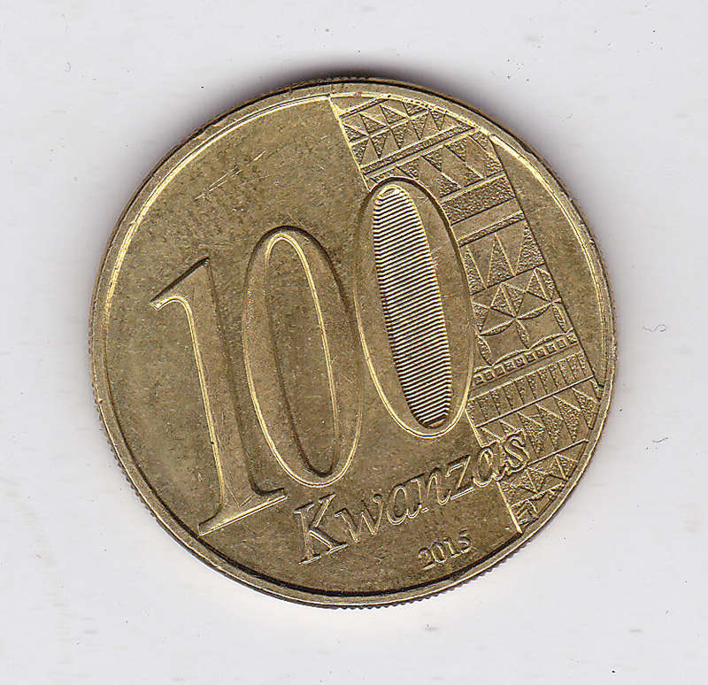 ANGOLA 100 KWANZAS 2015 40TH ANNIVERSARY INDEPENDENCE  FACE VALUE R7.76 EF