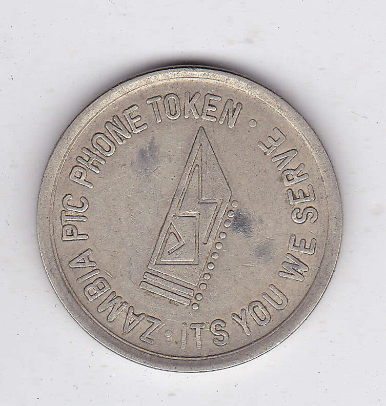 ZAMBIA 5 UNITS PTC PHONE TOKEN