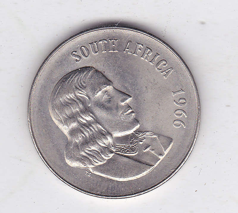 SOUTH AFRICA 50 CENTS 1966 UNC
