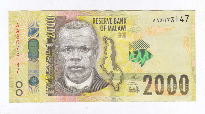 MALAWI 2000 KWATCHA 2016 FACE VALUE R35