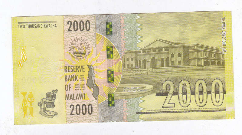 MALAWI 2000 KWATCHA 2016 FACE VALUE R35