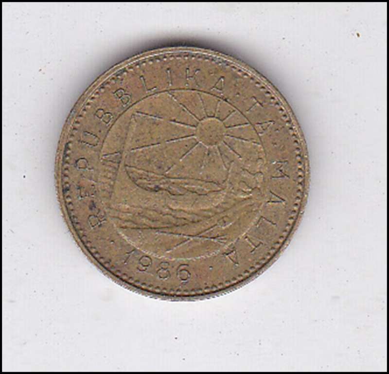 MALTA 1 CENTS 1980