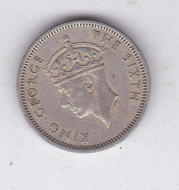 MALAYA 10 CENTS 1949 HIGH GRADE
