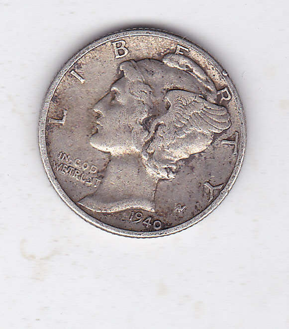 USA DIME 1940 SILVER MERCURY