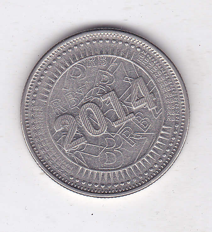 ZIMBABWE 25 CENTS BOND COIN 2014 HIGH GRADE