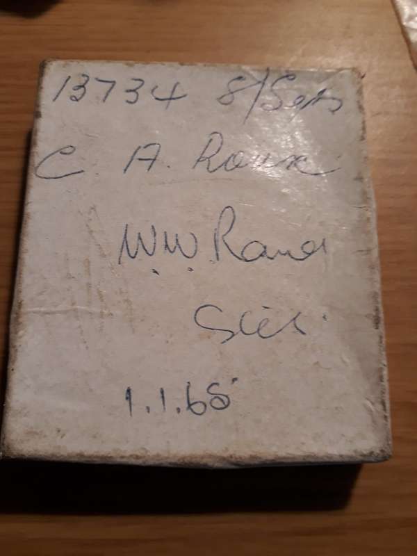 SOUTH AFRICAN POLICE STAR FOR MERIT 13734 S/SERS C.A.ROUX 1.1.65 SILVER WITH ORIGINAL BOX/ RIBBON