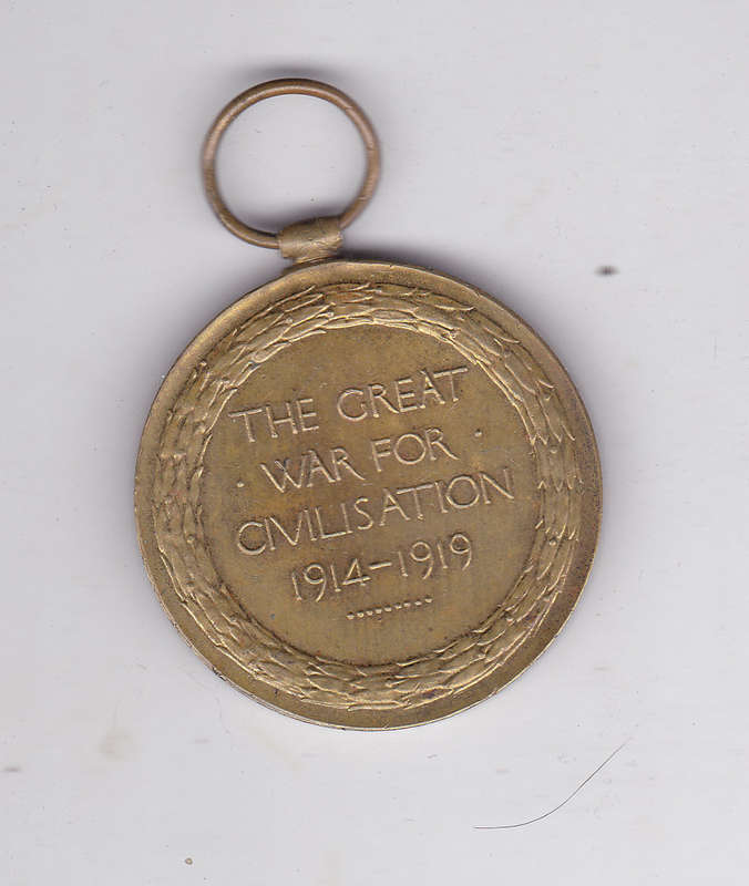 WWI VICTORY MEDAL LIEUT.N.C HINTON
