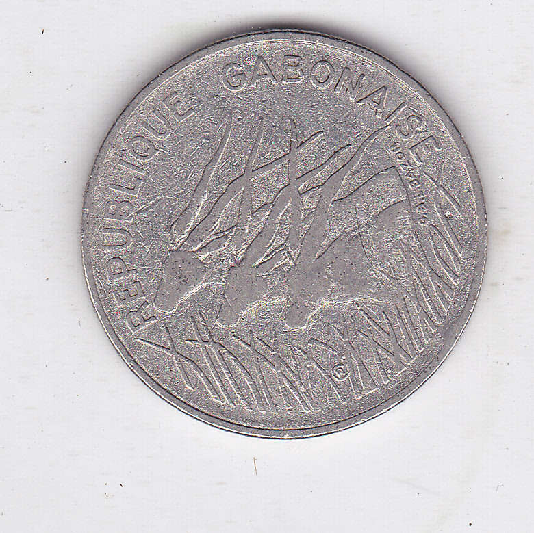 GABON 100 FRANCS 1975