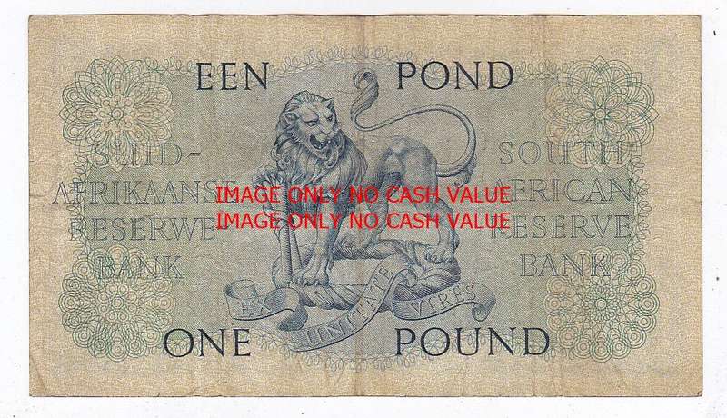 SOUTH AFRICA POUND DE KOCK B315 416854 14.1.58