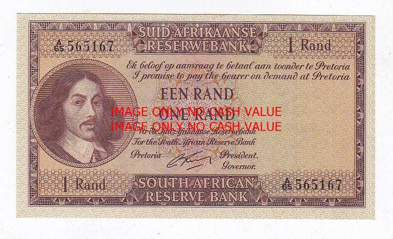 SOUTH AFRICA R1 RISSIK A65 56167 AB-UNC