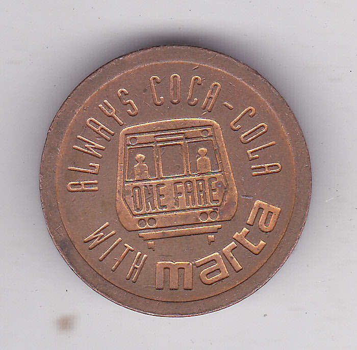 TOKEN COCA-COLA WITH MARTA