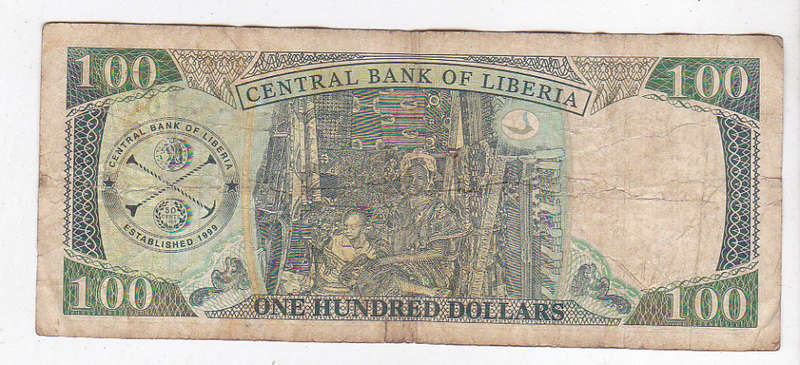 LIBERIA 100 DOLLARS 2011