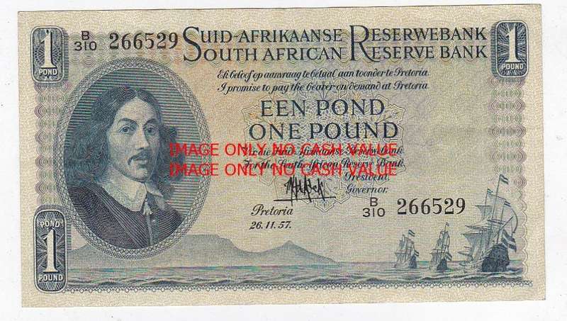 SOUTH AFRICA POUND DE KOCK B310 266529 HIGH GRADE