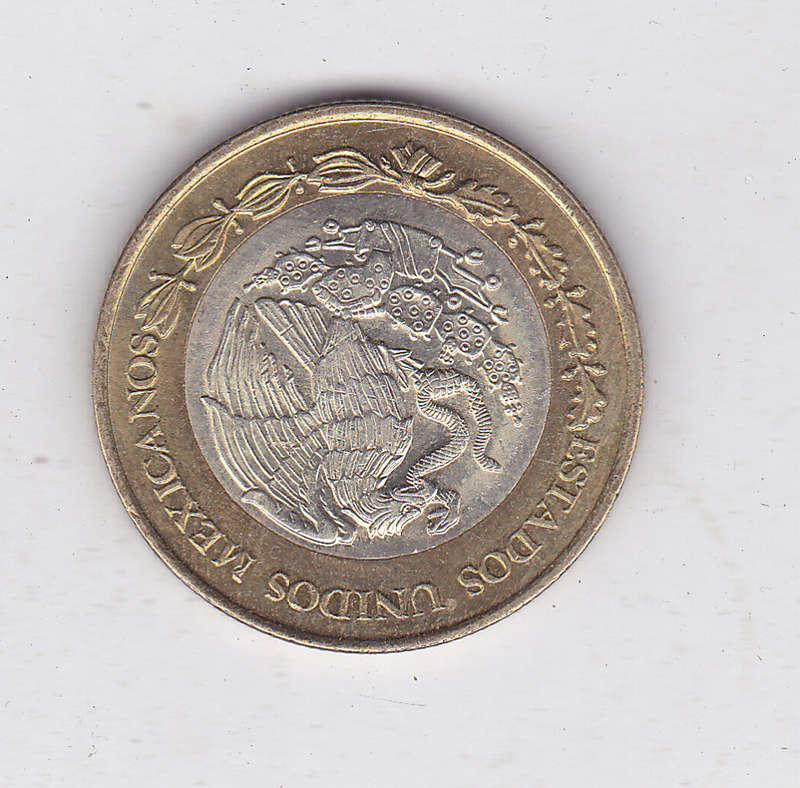 MEXICO $10 150TH ANNIVERSARY BATTLE OF PUEBLA BI METAL EXTRA FINE 2012
