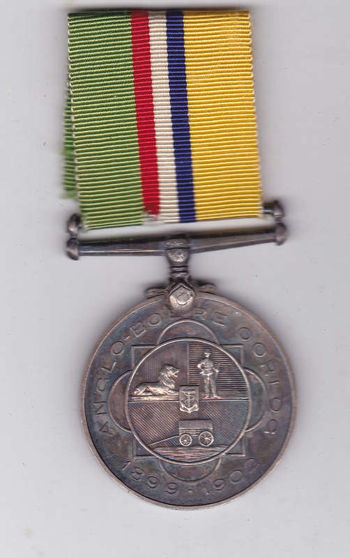 ABO  ANGLO BOERE OORLOG 1902 MEDAL F/S WITH RIBBON NAME ERASED BUT MEDAL IN EF CONDITION