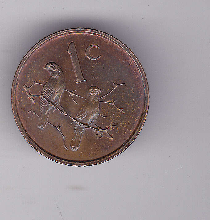 SOUTH AFRICA PROOF 1 CENTS 1965
