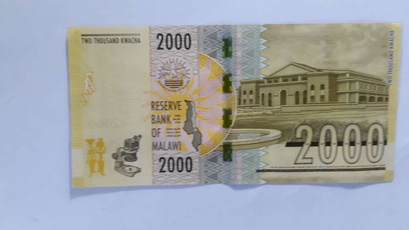 MALAWI 2000 KWACHA 2016 HIGH GRADE fv=R40