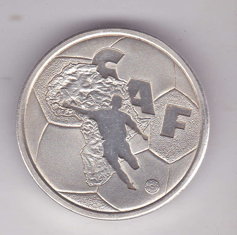 CAF 1996 SILVER MEDAL(28.6g)  PLAYERS & OFFICIALS MEDAL SOCCER