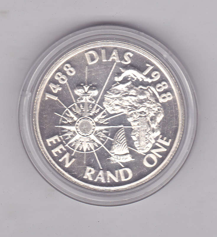 SOUTH AFRICA R1 1988 DIAS PROOF