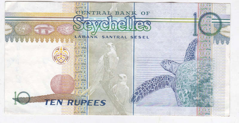 SEYCHELLES 10 RUPEES 2013 HIGH GRADE