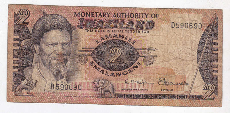 SWAZILAND 2 EM OLD KING
