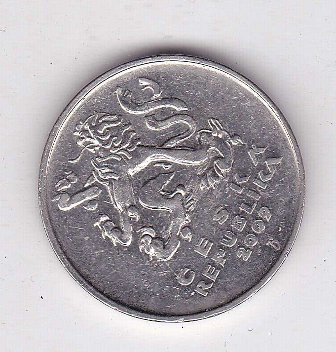CZECH REPUBLIC 5 KORUN 2009 HIGH GRADE
