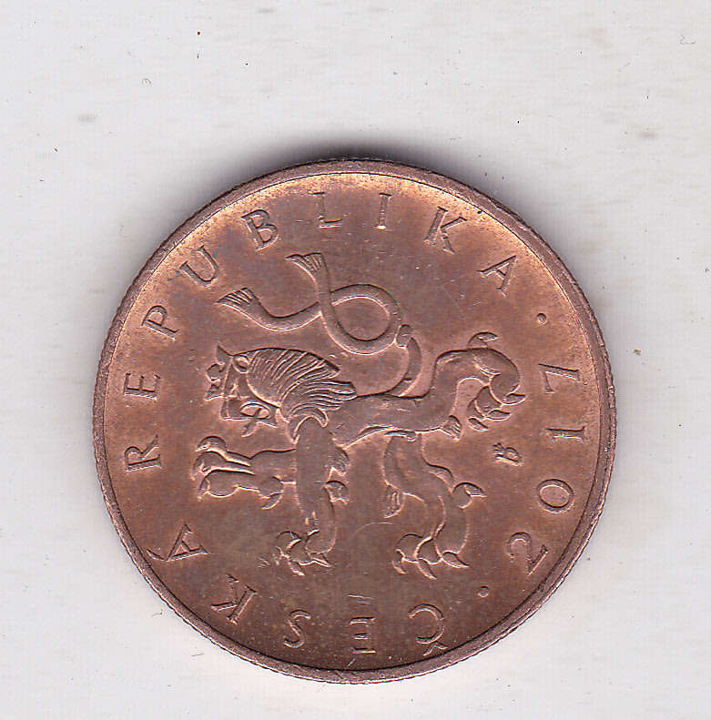 CZECH REPUBLIC 10 KORUN 2017 XF